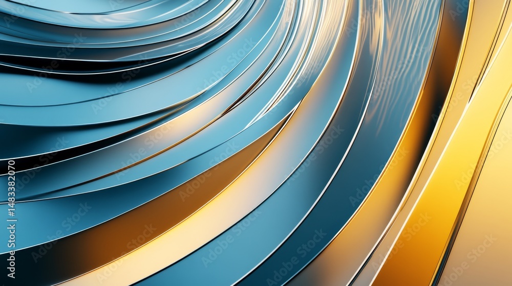 Aufkleber dynamic abstract business background featuring curved lines digital workspace graphic design modern 