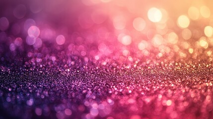 Vibrant, colorful glitter texture with soft bokeh highlights.