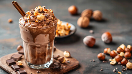Sweet and Creamy Chocolate Hazelnut Shake for Every Occasion