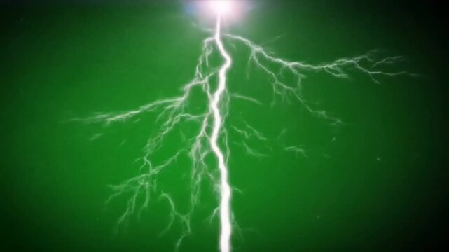 lightning in the night