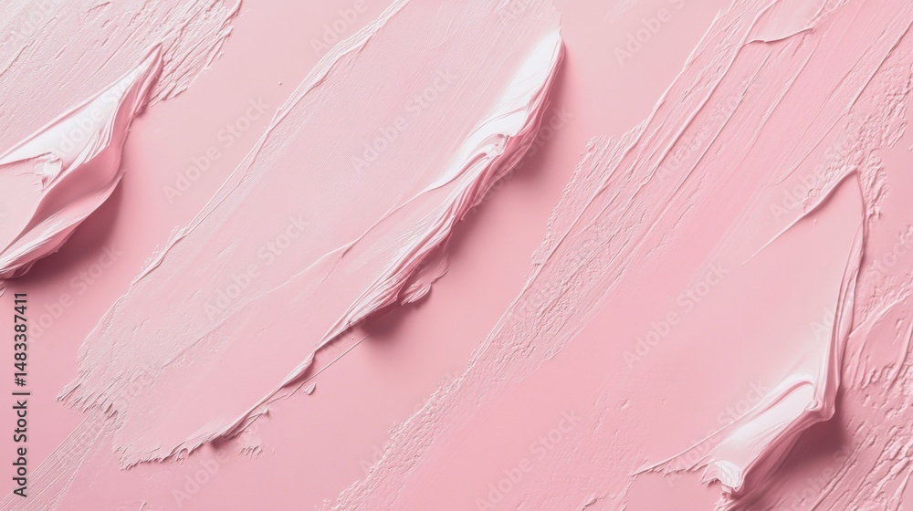 Aufkleber creating abstract art a soft blush pink background with shapes digital space graphic design aestheti