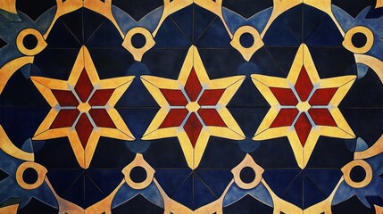 Fototapeta premium Unveiling islamic geometric patterns aesthetic and cultural insights in architectural artistry