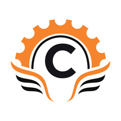 Club Community Logo combine with letter C vector template