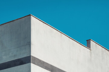 Abstract architecture, Close up of a buildding rooftop