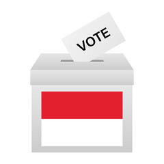 Election in Indonesia. Election Concept. Vector Illustration.