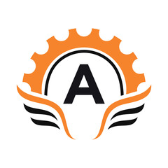 Club Community Logo combine with letter A vector template