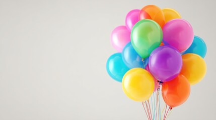 Colorful bunch of balloons
