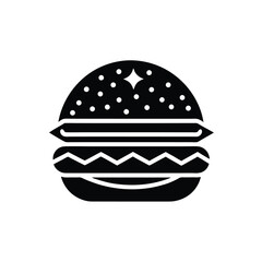 Delicious Burger Icon Fast Food, Restaurant, Menu, Graphic Design