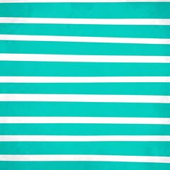 Teal and White Horizontal Stripes Texture Background