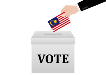 Election in Malaysia. Election Concept. Vector Illustration.
