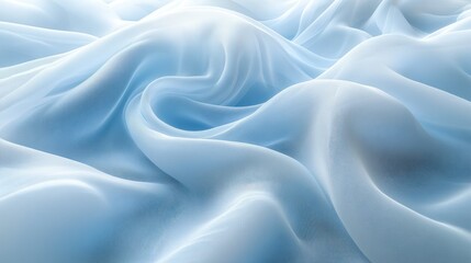 Fototapeta premium Light Blue Fabric Drape (1)