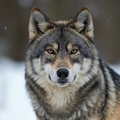 Winter Wolf's Gaze