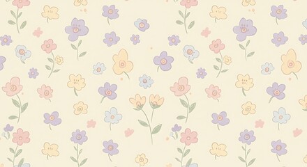 Pastel Meadow Dreams