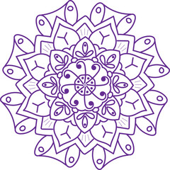 Colorful and Luxury Vector Mandala Design Eps