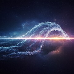 Abstract Cosmic Wave of Light and Particles