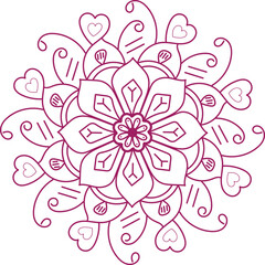 Colorful and Luxury Vector Mandala Design Eps