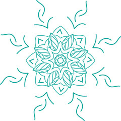 Colorful and Luxury Mandala Design