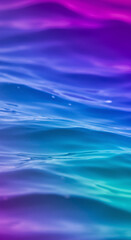 Colorful water ripples with changing hues