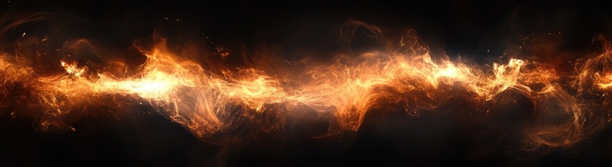 Fiery cosmic stream