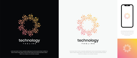 Nature tree logo design. Nature tree logo template in hexagon shape. Nature logo symbol icon