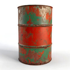red oil barrel