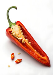 sliced hot chili pepper