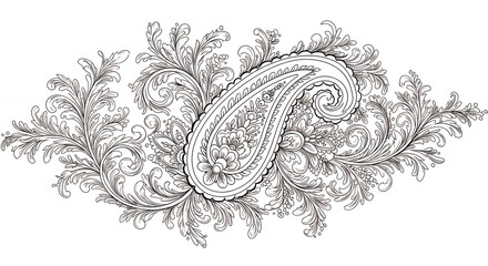 Paisley pattern design