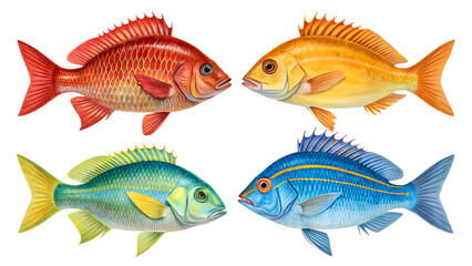 set of fish