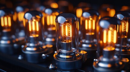 Vintage Vacuum Tubes Glow