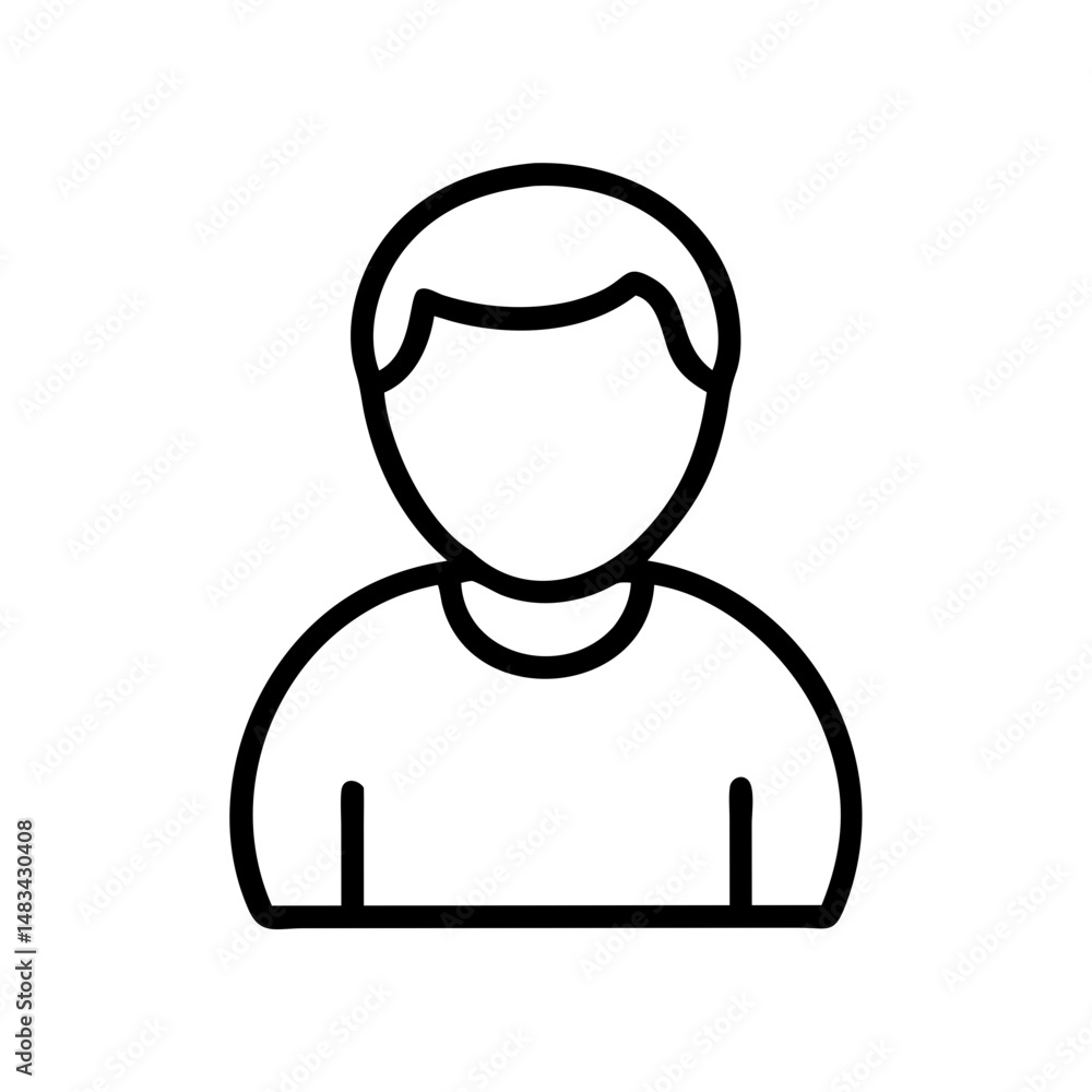 Poster user avatar icon representing digital identity, online profile picture, and personal user representa