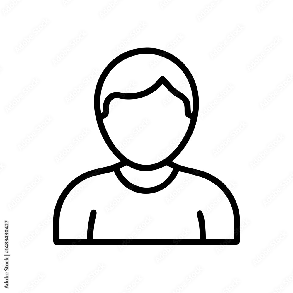Poster user avatar icon representing digital identity, online profile picture, and personal user representa