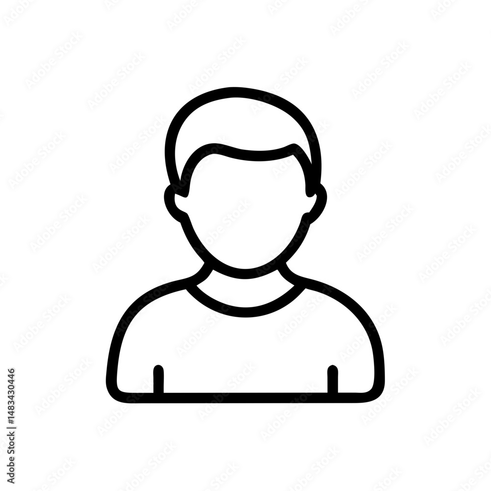 Poster user avatar icon representing digital identity, online profile picture, and personal user representa