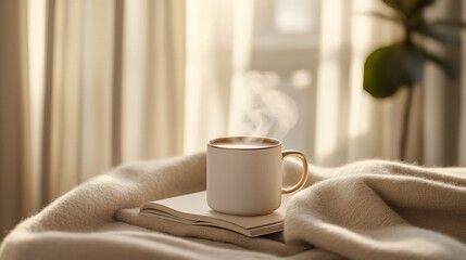 Warm drink on a cozy morning