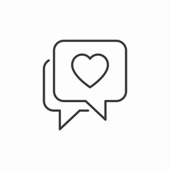 social media like icon sign vector