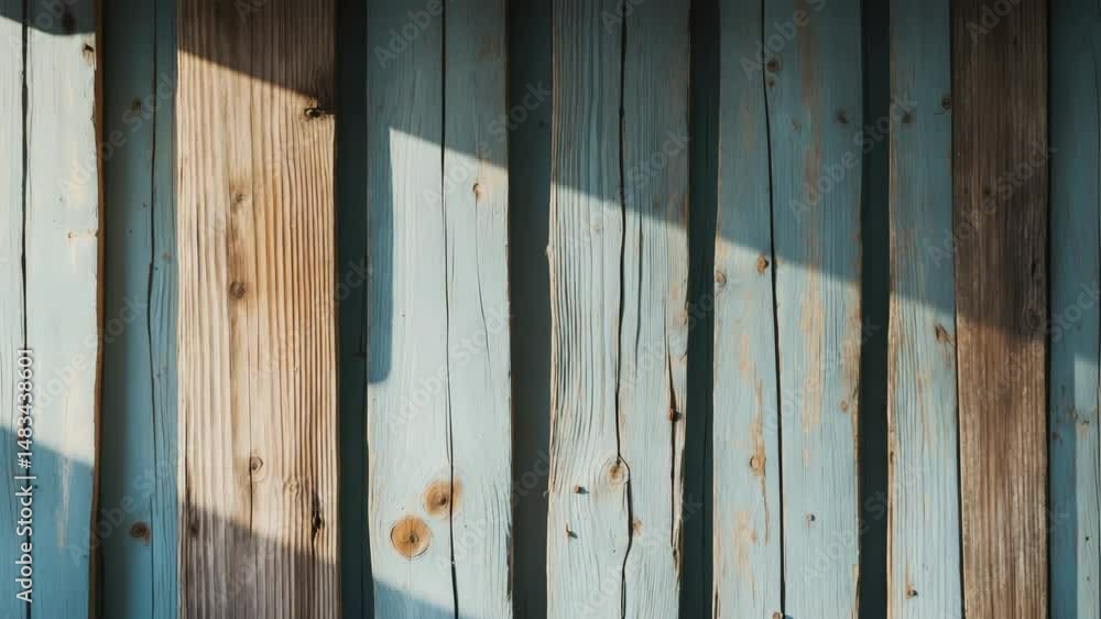 Poster background of vertically aligned boards in a wooden texture