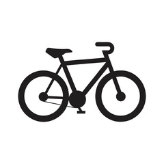 Fototapeta premium bicycle isolated on white silhouette vector