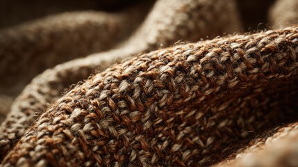 Cozy Brown Wool Pile Texture for Crafting and Textile Projects
