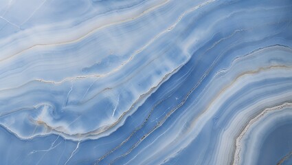 Obraz premium Close Detail of Blue Marble Rock Surface with Wavy Lines and Gloss – Rich Mineral Texture for Artistic and Conceptual Projects