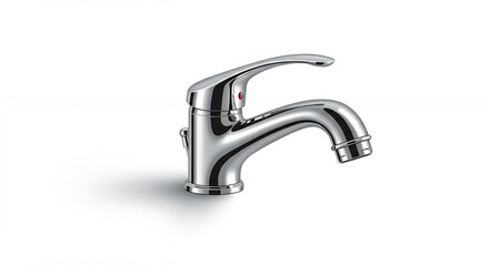 Modern chrome single handle faucet