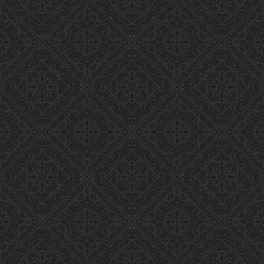 Dark Geometric Seamless Pattern design