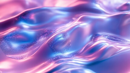 Obraz premium Abstract design of flowing, shimmering surfaces.