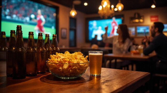 Bowl of chips, cold pints, and the roar of fans—this is football night. Every play on screen pulls people closer, sparking joy, tension, and memories that linger long after the final whistle.