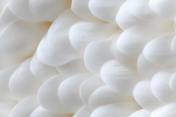 White Flower Petals Background Seamless Texture