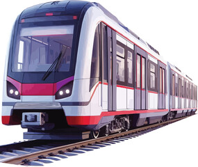 Naklejka premium Supersonic Train