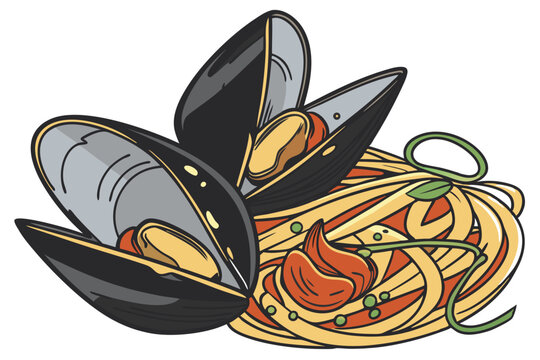 114 photo of mussels, highly detailed, realistic, masterful lighting, intricate textures, vibrant colors, dramatic shadows, photorealistic, studio lighting, high resolution, sharp focus