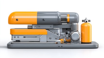 Modern stapler with integrated air compressor