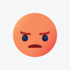 Angry Emoji Reactions for Social Network