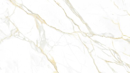 Golden veins meander through the white marble texture, creating an elegant backdrop perfect for luxury interiors