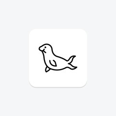 Seal, vector, pixel perfect, illustrator file