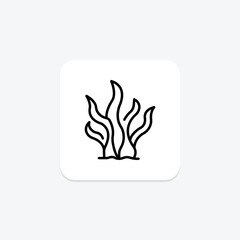 Seaweed, vector, pixel perfect, illustrator file